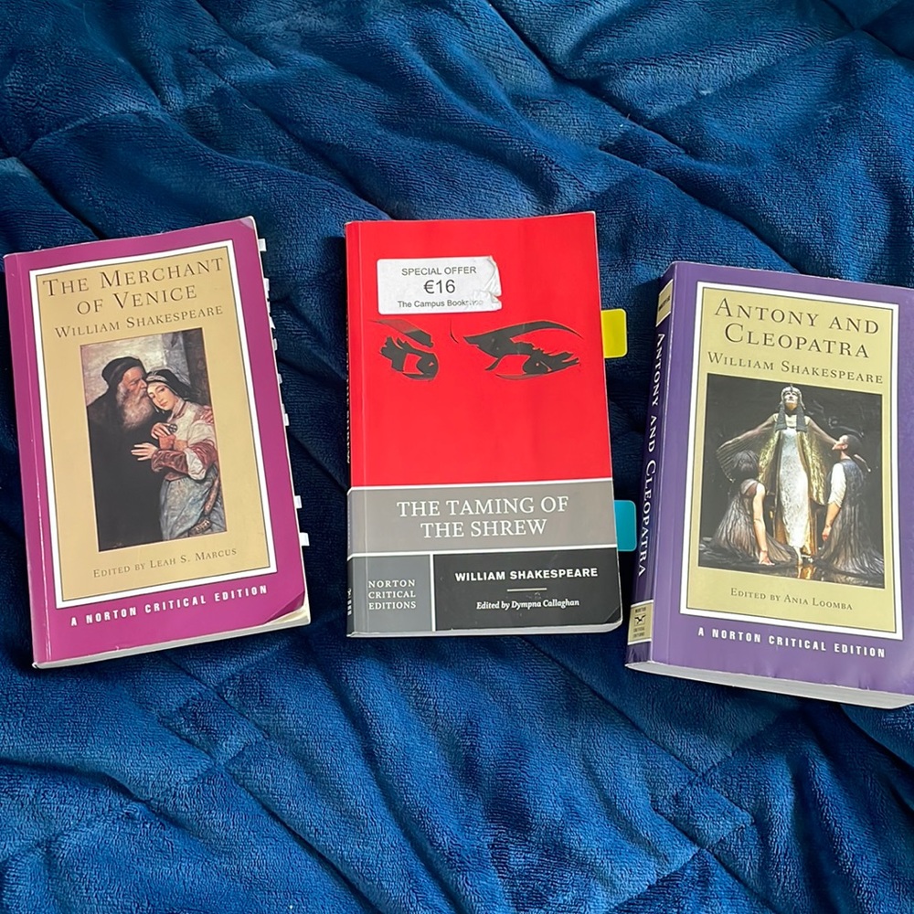 Norton Anthology Edition: Taming of the Shrew, Antony & Cleopatra, Merchant of V
